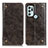 Funda de Cuero Cartera con Soporte Carcasa M04L para Motorola Moto G60s Bronze