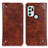 Funda de Cuero Cartera con Soporte Carcasa M04L para Motorola Moto G60s Marron