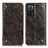 Funda de Cuero Cartera con Soporte Carcasa M04L para Oppo A53s 5G Bronze