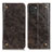 Funda de Cuero Cartera con Soporte Carcasa M04L para Samsung Galaxy A03 Bronze