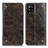 Funda de Cuero Cartera con Soporte Carcasa M04L para Samsung Galaxy A22 4G Bronze