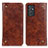 Funda de Cuero Cartera con Soporte Carcasa M04L para Samsung Galaxy A34 5G Marron