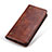 Funda de Cuero Cartera con Soporte Carcasa M04L para Samsung Galaxy M02s Marron