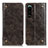 Funda de Cuero Cartera con Soporte Carcasa M04L para Sony Xperia 5 III SO-53B Bronze