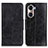 Funda de Cuero Cartera con Soporte Carcasa M05L para Huawei Honor 60 5G Negro