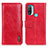 Funda de Cuero Cartera con Soporte Carcasa M05L para Motorola Moto E20 Rojo