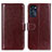 Funda de Cuero Cartera con Soporte Carcasa M05L para Motorola Moto G 5G (2022) Marron