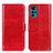 Funda de Cuero Cartera con Soporte Carcasa M05L para Motorola Moto G22 Rojo