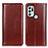 Funda de Cuero Cartera con Soporte Carcasa M05L para Motorola Moto G60s Marron