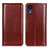 Funda de Cuero Cartera con Soporte Carcasa M05L para Samsung Galaxy A03 Core Marron