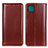 Funda de Cuero Cartera con Soporte Carcasa M05L para Samsung Galaxy F42 5G Marron