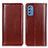 Funda de Cuero Cartera con Soporte Carcasa M05L para Samsung Galaxy M52 5G Marron