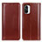 Funda de Cuero Cartera con Soporte Carcasa M05L para Xiaomi Redmi K40 5G Marron