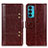 Funda de Cuero Cartera con Soporte Carcasa M06L para Motorola Moto Edge 20 5G Marron