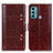 Funda de Cuero Cartera con Soporte Carcasa M06L para Motorola Moto G40 Fusion Marron