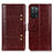 Funda de Cuero Cartera con Soporte Carcasa M06L para Oppo A53s 5G Marron