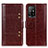 Funda de Cuero Cartera con Soporte Carcasa M06L para Oppo A94 5G Marron