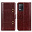 Funda de Cuero Cartera con Soporte Carcasa M06L para Realme 8s 5G Marron