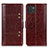 Funda de Cuero Cartera con Soporte Carcasa M06L para Samsung Galaxy A03 Marron