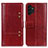 Funda de Cuero Cartera con Soporte Carcasa M06L para Samsung Galaxy A13 4G Rojo