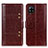 Funda de Cuero Cartera con Soporte Carcasa M06L para Samsung Galaxy A22 4G Marron