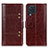 Funda de Cuero Cartera con Soporte Carcasa M06L para Samsung Galaxy M32 4G Marron