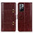 Funda de Cuero Cartera con Soporte Carcasa M06L para Xiaomi Redmi Note 11 5G Marron