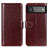 Funda de Cuero Cartera con Soporte Carcasa M07L para Google Pixel 6 5G Marron