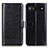 Funda de Cuero Cartera con Soporte Carcasa M07L para Google Pixel 6a 5G Negro