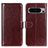 Funda de Cuero Cartera con Soporte Carcasa M07L para Google Pixel 8 Pro 5G Marron