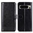 Funda de Cuero Cartera con Soporte Carcasa M07L para Google Pixel 8 Pro 5G Negro