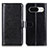 Funda de Cuero Cartera con Soporte Carcasa M07L para Google Pixel 8a 5G Negro