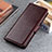 Funda de Cuero Cartera con Soporte Carcasa M07L para Huawei Honor 10X Lite Marron