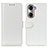 Funda de Cuero Cartera con Soporte Carcasa M07L para Huawei Honor 60 5G Blanco