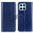 Funda de Cuero Cartera con Soporte Carcasa M07L para Huawei Honor X6 Azul