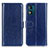 Funda de Cuero Cartera con Soporte Carcasa M07L para Motorola Moto E13 Azul