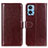 Funda de Cuero Cartera con Soporte Carcasa M07L para Motorola Moto E22 Marron