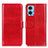 Funda de Cuero Cartera con Soporte Carcasa M07L para Motorola Moto E22 Rojo