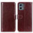 Funda de Cuero Cartera con Soporte Carcasa M07L para Motorola Moto G 5G (2023) Marron