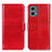 Funda de Cuero Cartera con Soporte Carcasa M07L para Motorola Moto G 5G (2023) Rojo