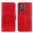 Funda de Cuero Cartera con Soporte Carcasa M07L para Motorola Moto G Play (2023) Rojo