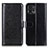 Funda de Cuero Cartera con Soporte Carcasa M07L para Motorola Moto G72 Negro