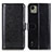 Funda de Cuero Cartera con Soporte Carcasa M07L para Nokia C110 Negro