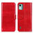 Funda de Cuero Cartera con Soporte Carcasa M07L para Nokia C12 Plus Rojo