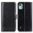 Funda de Cuero Cartera con Soporte Carcasa M07L para Nokia C12 Pro Negro