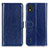 Funda de Cuero Cartera con Soporte Carcasa M07L para Nokia C2 2nd Edition Azul