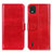 Funda de Cuero Cartera con Soporte Carcasa M07L para Nokia C2 2nd Edition Rojo