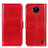 Funda de Cuero Cartera con Soporte Carcasa M07L para Nokia C20 Plus Rojo