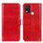 Funda de Cuero Cartera con Soporte Carcasa M07L para Nokia C21 Plus Rojo