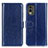 Funda de Cuero Cartera con Soporte Carcasa M07L para Nokia C210 Azul